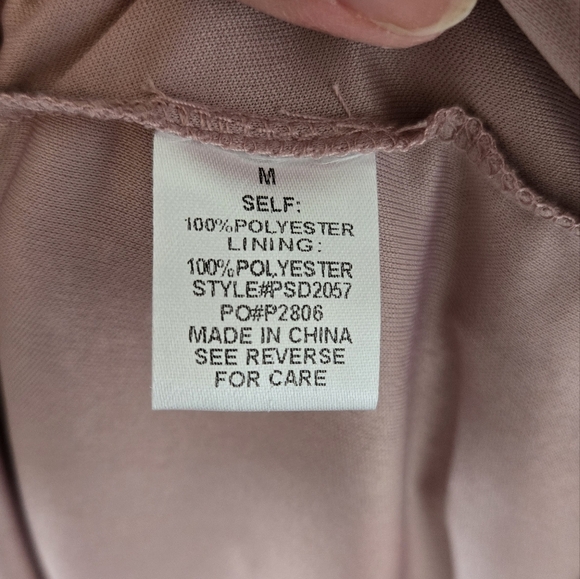 Wren & Ivory Mauve Lace Dress Size Medium - Picture 10 of 11